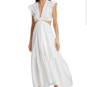 Alexandria Cut-Out Poplin Dress